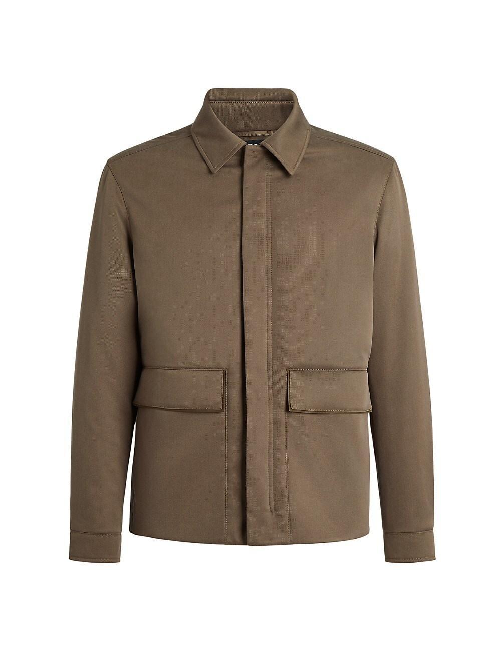 Mens Silk and Cashmere Blouson Jacket Product Image