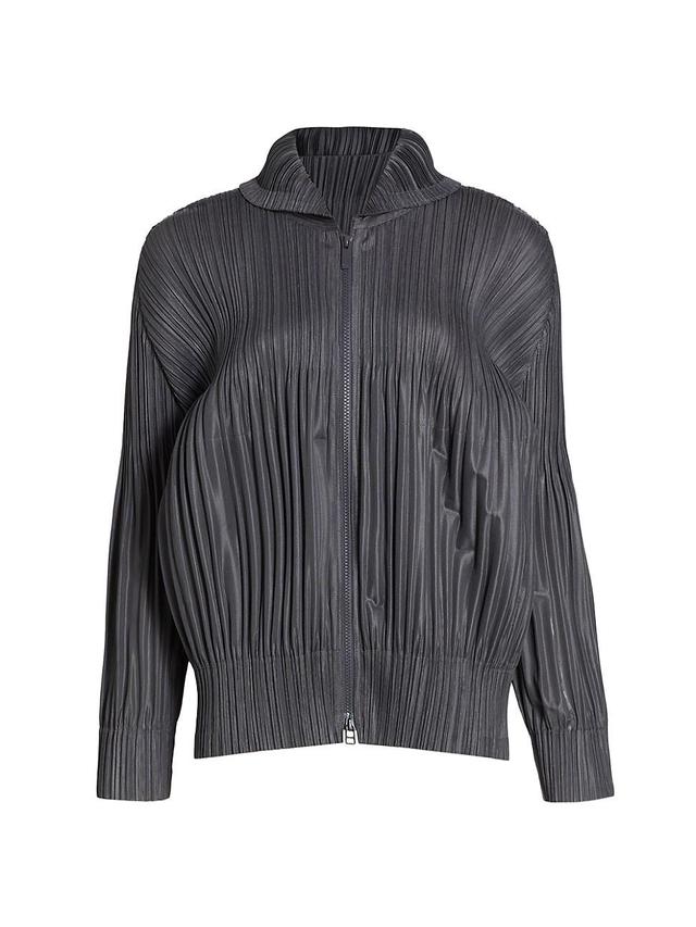 Womens Fluffy Basics Zip Jacket Product Image