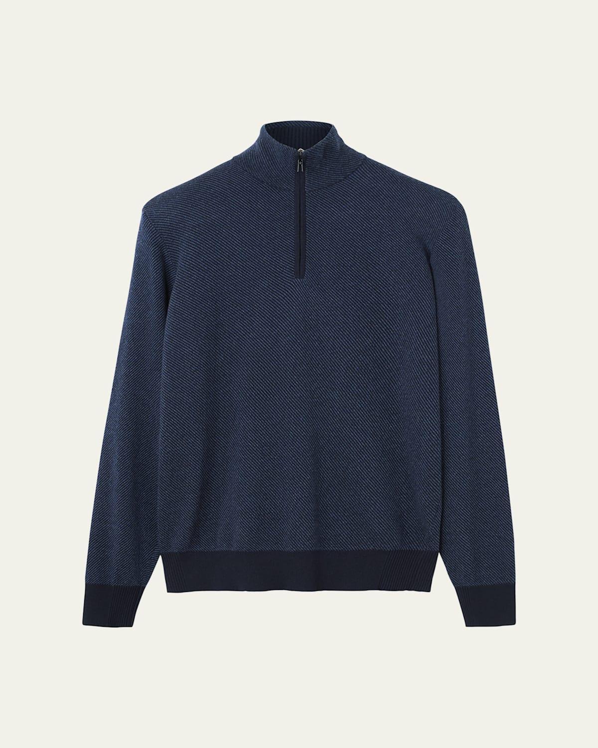 Mens Roadster 1/4-Zip Cashmere Sweater Product Image