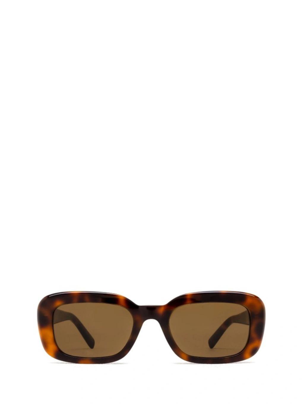 Eyewear Rectangle Frame Sunglasses In Brown Product Image