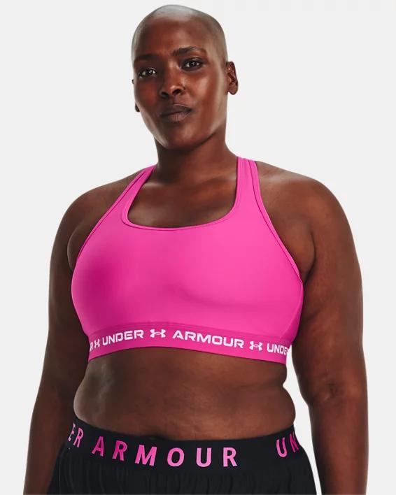 Women's Armour® Mid Crossback Sports Bra Product Image