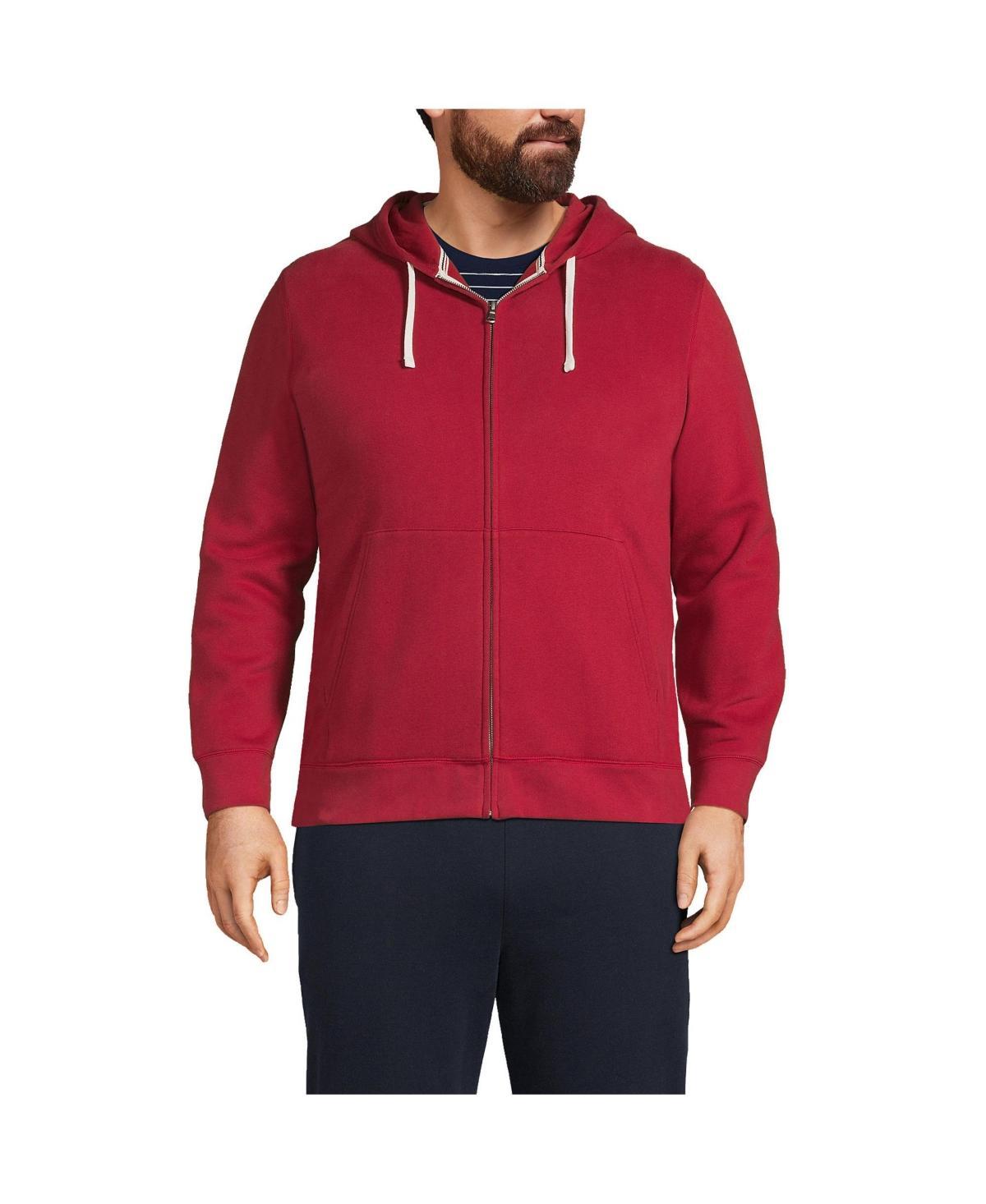 Lands End Mens Big & Tall Long Sleeve Serious Sweatshirt Full-Zip Hoodie Product Image