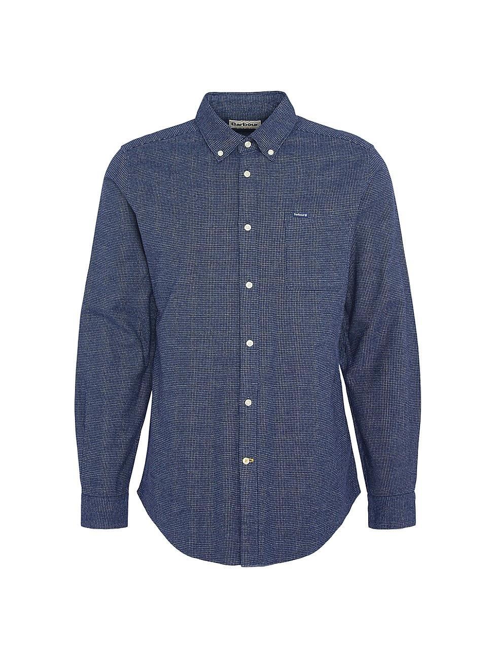 Barbour Bannock Brushed Cotton Tailored Fit Button Down Shirt Product Image