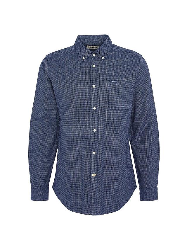 Barbour Bannock Brushed Cotton Tailored Fit Button Down Shirt Product Image