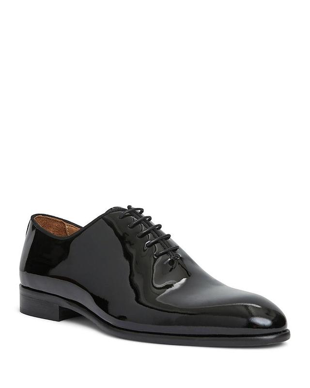 Bruno Magli Mens Angelo Patent Lace Up Oxford Dress Shoes Product Image