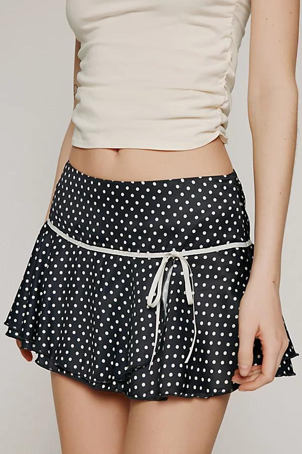 Kimchi Blue Carlene Satin Drop-Waist Mini Skirt Womens at Urban Outfitters Product Image