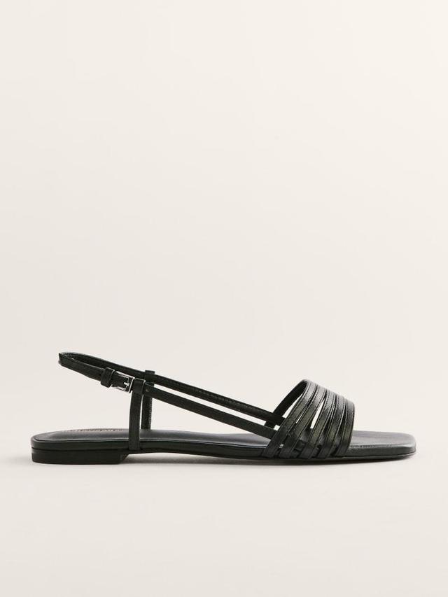 Millie Lattice Flat Sandal Product Image