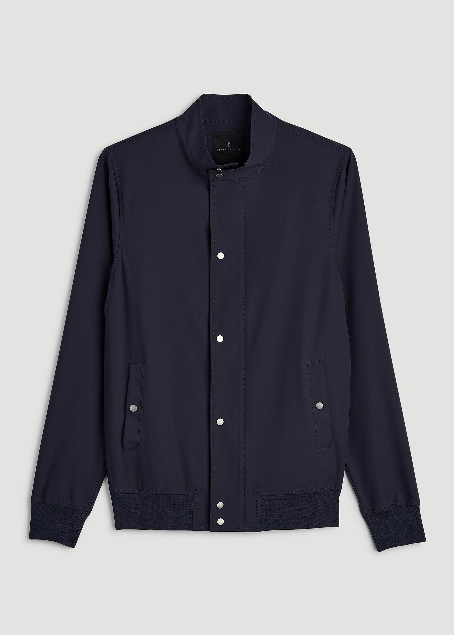 Motion Bomber Jacket for Tall Men in Portobello Male Product Image