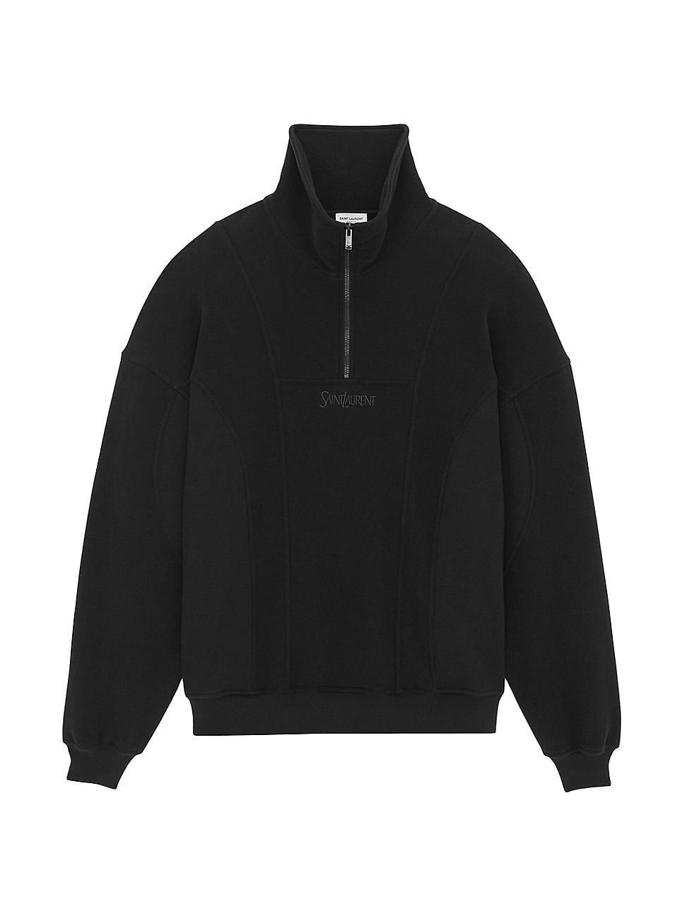 Mens Half-Zip Sweatshirt Product Image