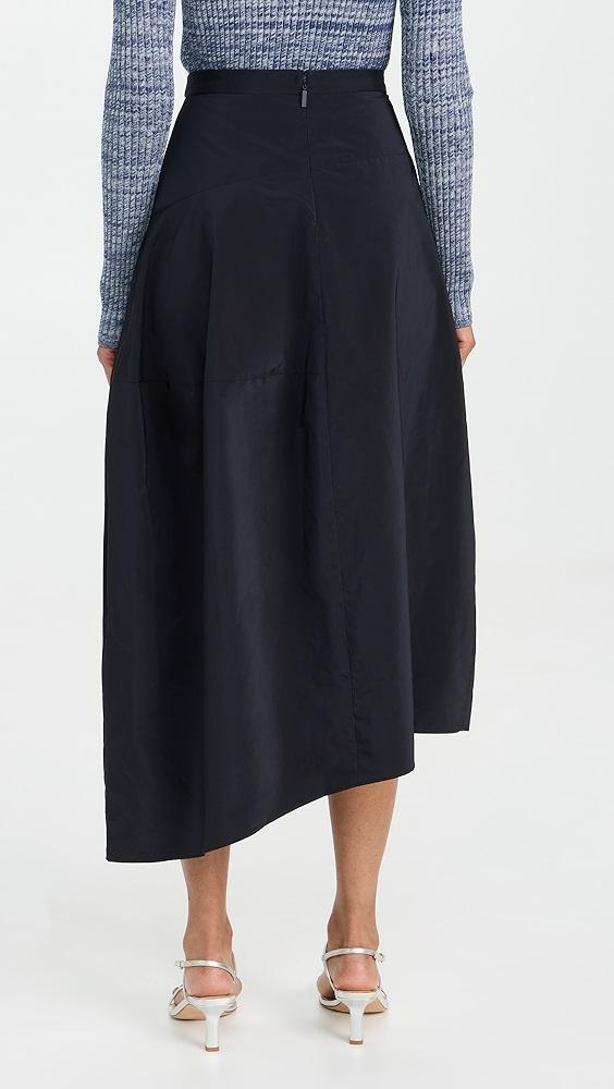 Tibi Nylon Asymmetrical Balloon Skirt | Shopbop Product Image