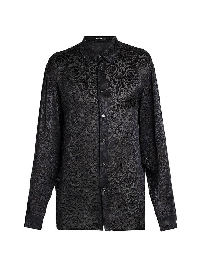 Mens Barocco Semi-Sheer Evening Shirt Product Image