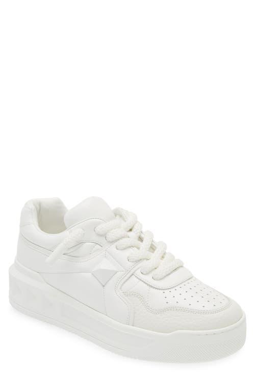 One Stud Xl Sneaker In 0bo- Bianco Product Image