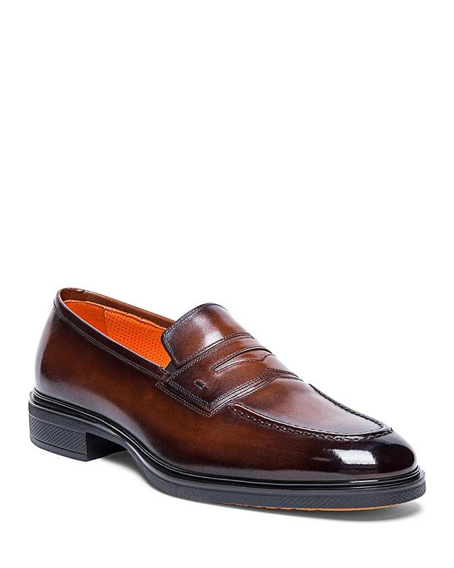 Santoni Mens Easy Penny Loafers Product Image