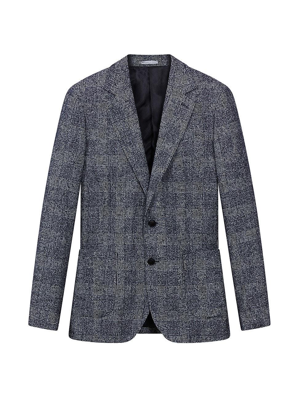 Mens Lindhurst Plaid Two-Button Blazer Product Image