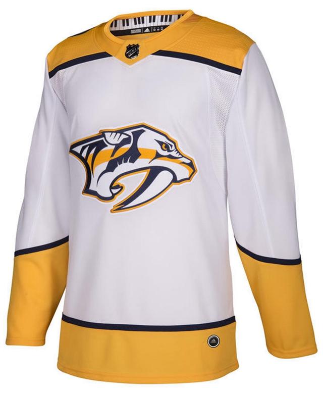 adidas Mens Nashville Predators Authentic Pro Jersey - White Product Image