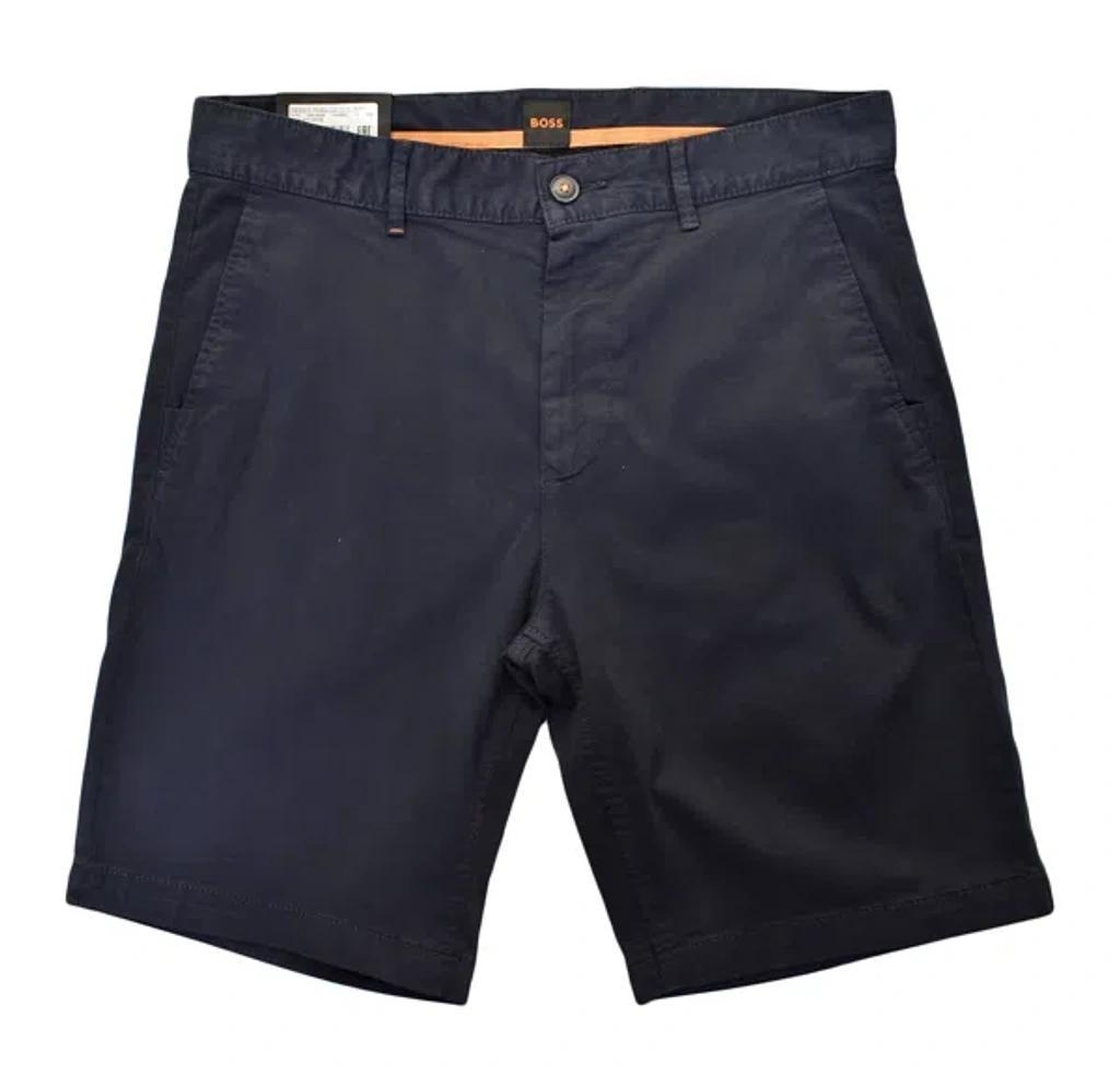 Chino Slim Shorts Dark Blue Product Image