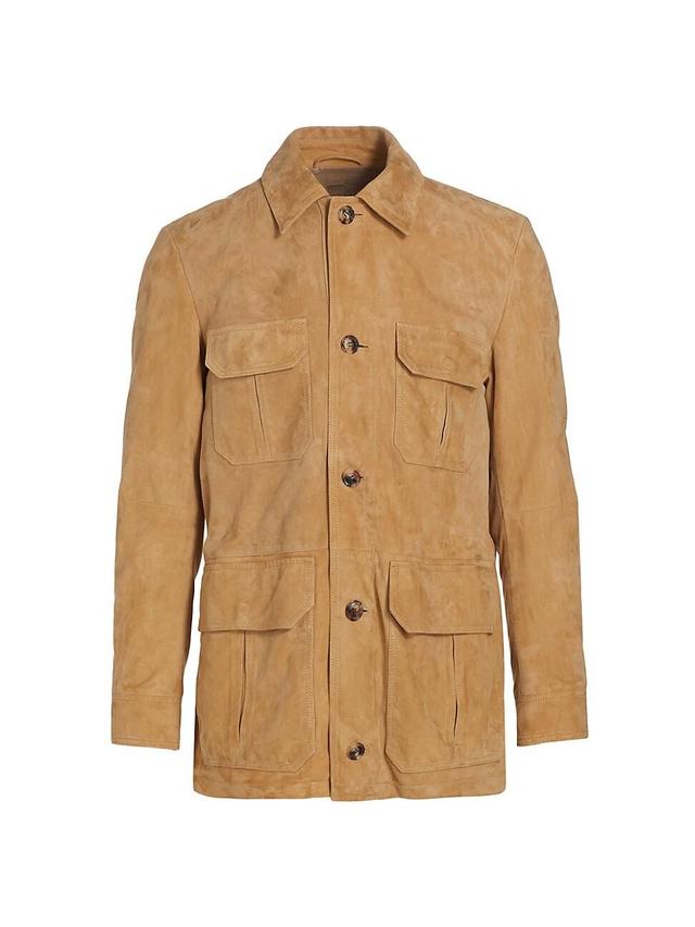 Mens Suede Field Jacket Product Image