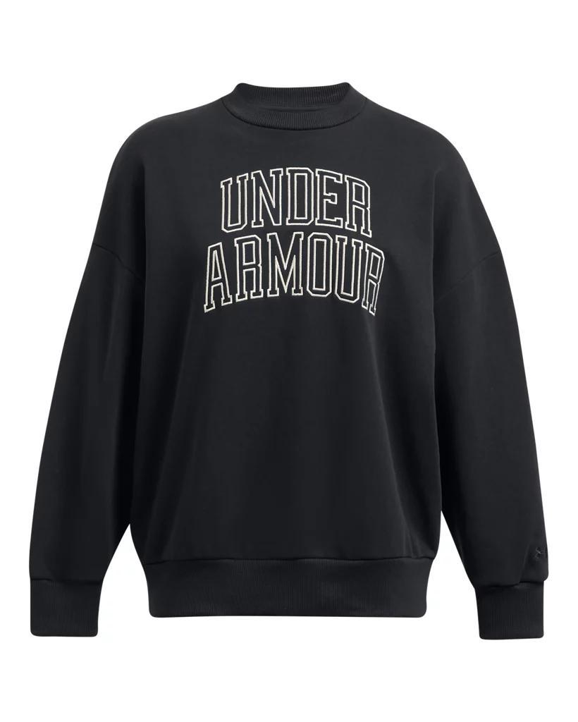 Women's UA Icon Heavyweight Terry Oversized Crew Product Image