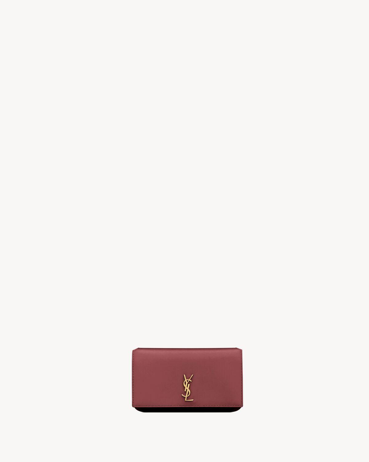 CASSANDRE phone holder in smooth leather | Saint Laurent | YSL.com Product Image