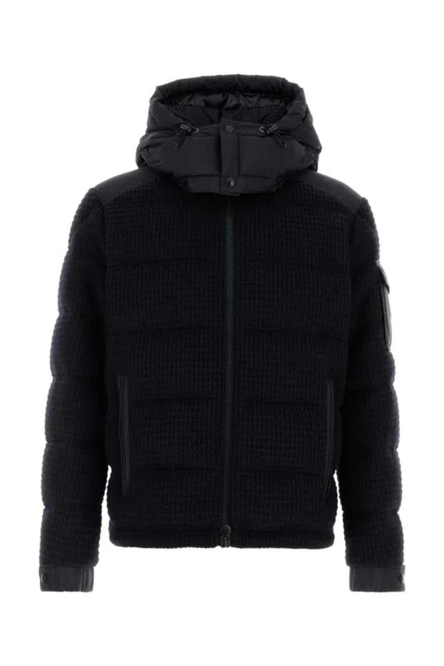 MONCLER Navy Blue Regular Fit Jacket Product Image