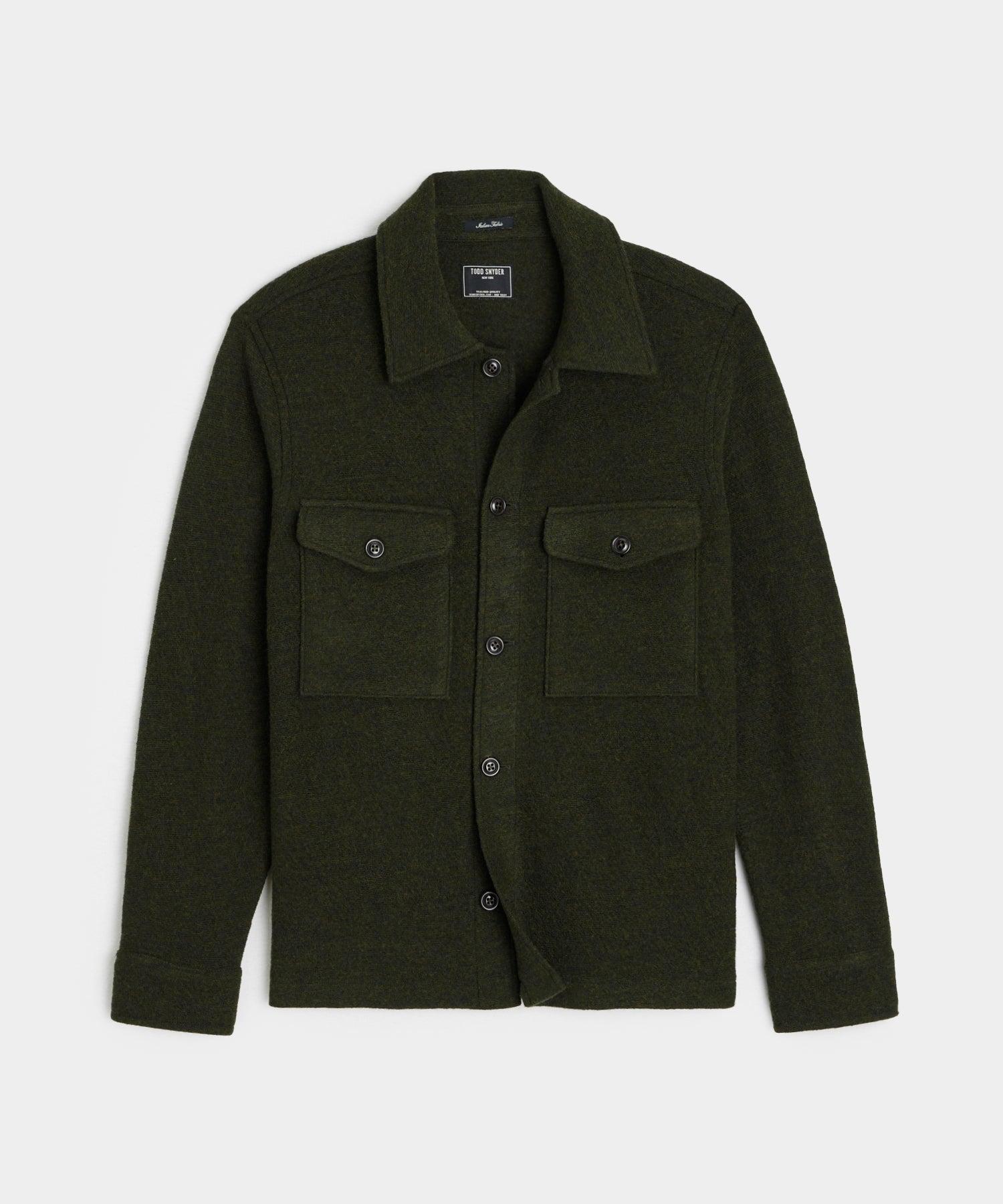 Boiled Wool CPO Shirt Jacket Product Image