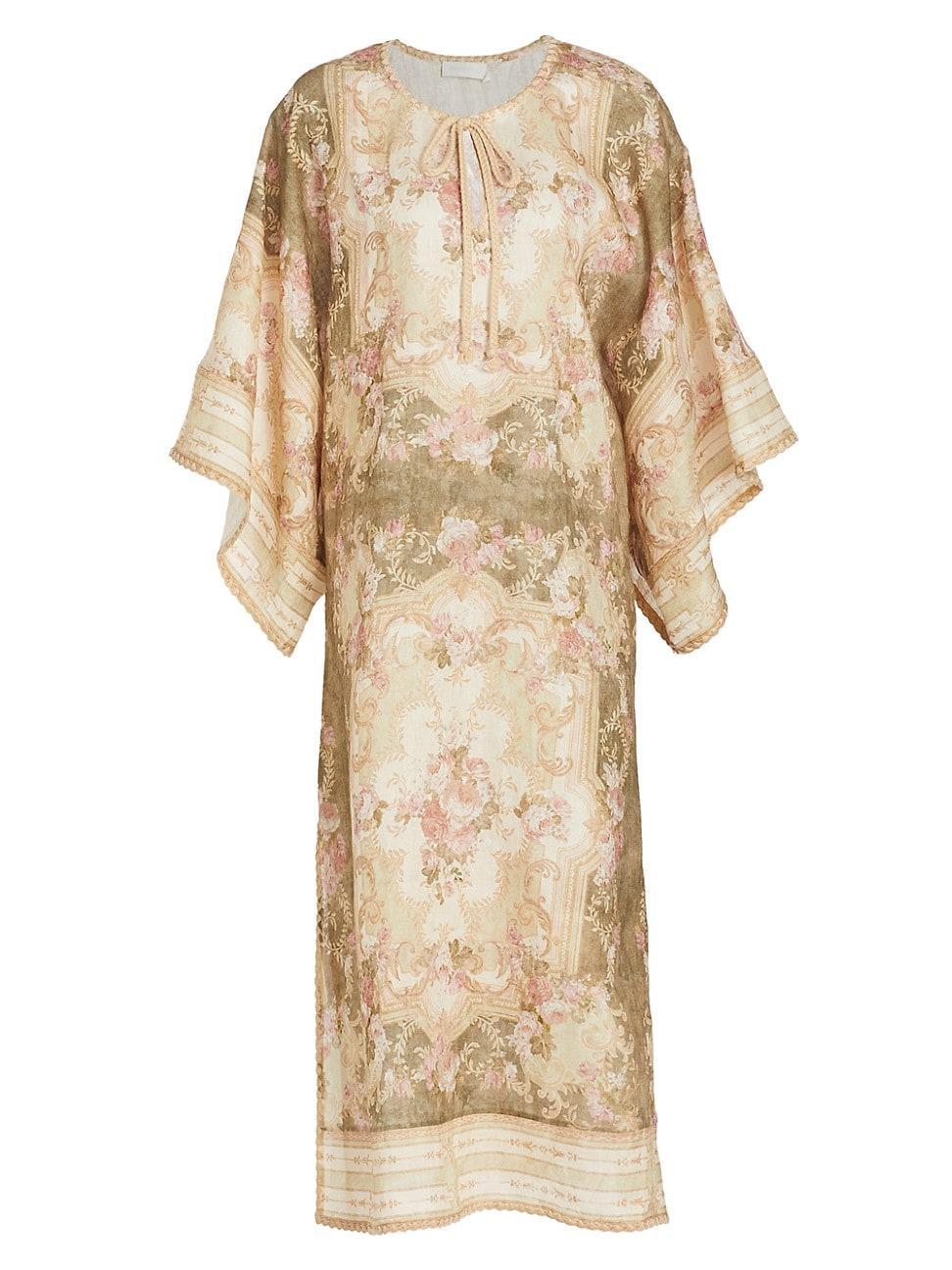 Womens August Kaftan Midi-Dress Product Image