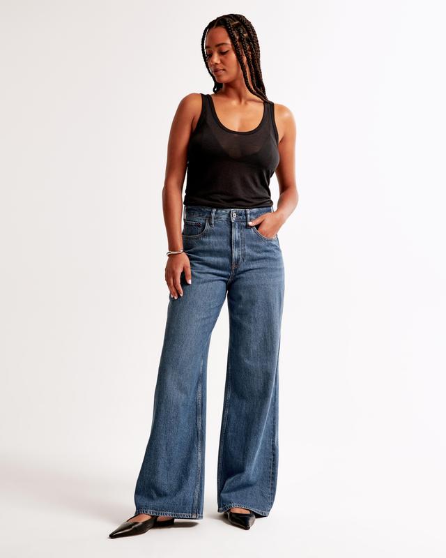 Curve Love High Rise Wide Leg Jean Product Image