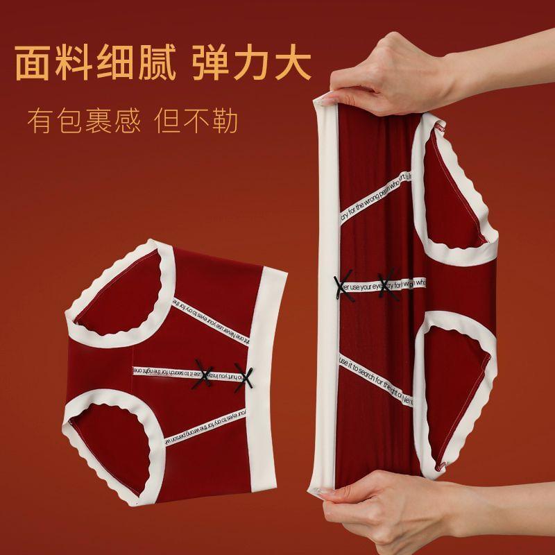 Contrast Trim Bow Panty Product Image