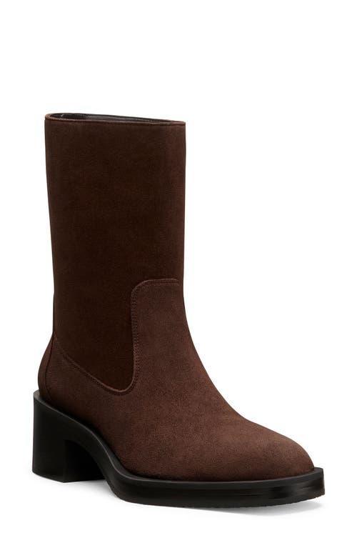 Kaia Suede Ankle Boots In Hickory Product Image