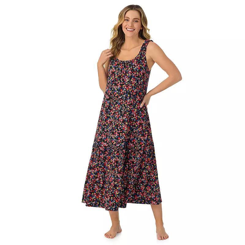 Womens Cuddl Duds Cozy Tiered Maxi Nightgown Product Image