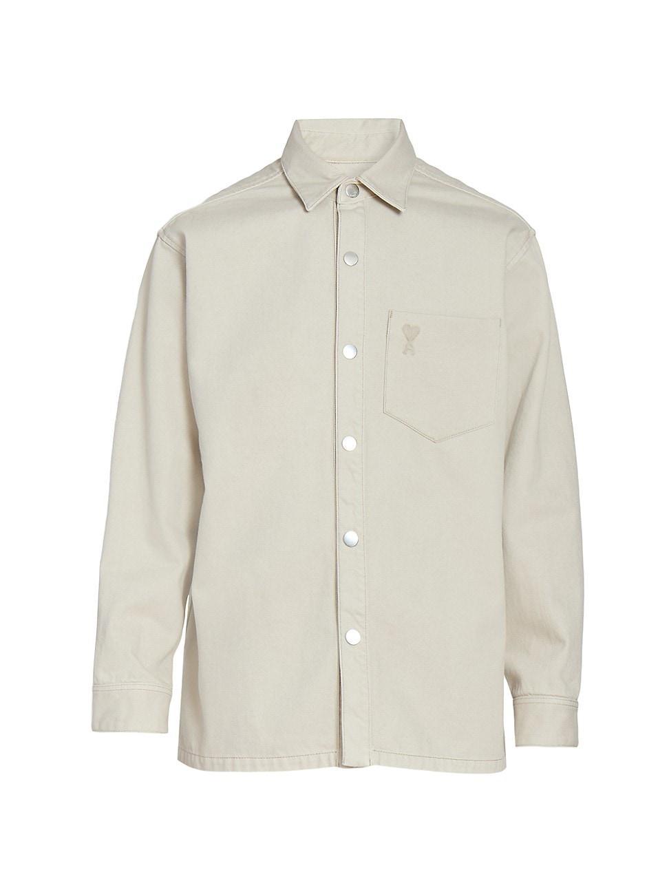 Mens ADC Cotton Button-Front Overshirt Product Image