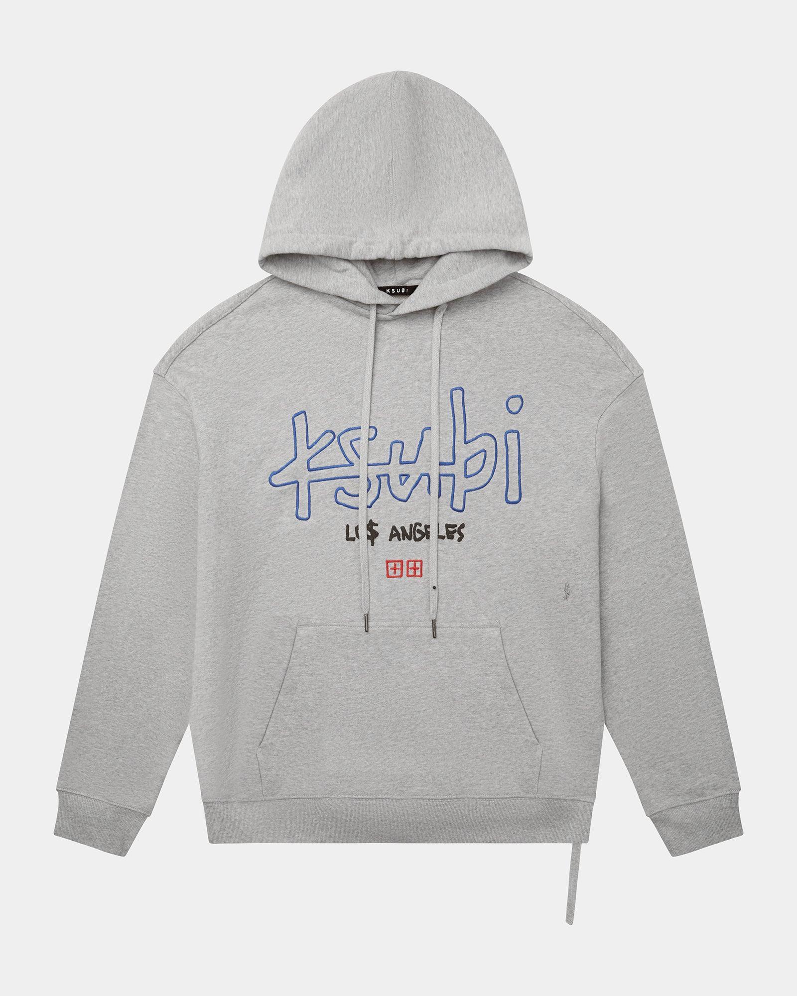 LA 4X4 BIGGIE HOODIE GREY MARLE Male Product Image