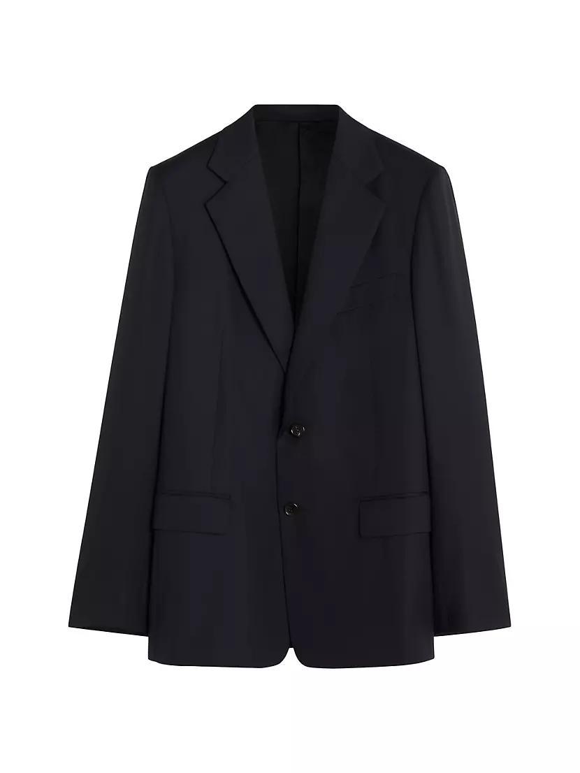 Single-Breasted Flap Pockets Jacket Product Image