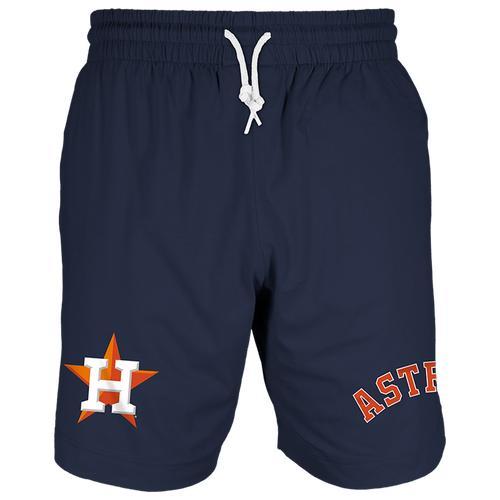 New Era Mens Astros 7 Fitted OTC Shorts - Navy/Navy Product Image