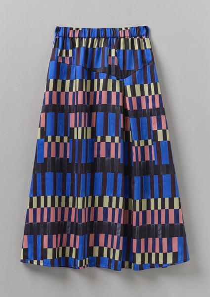 Isobel Harvey Asymmetric Check Print Skirt | Multi Product Image