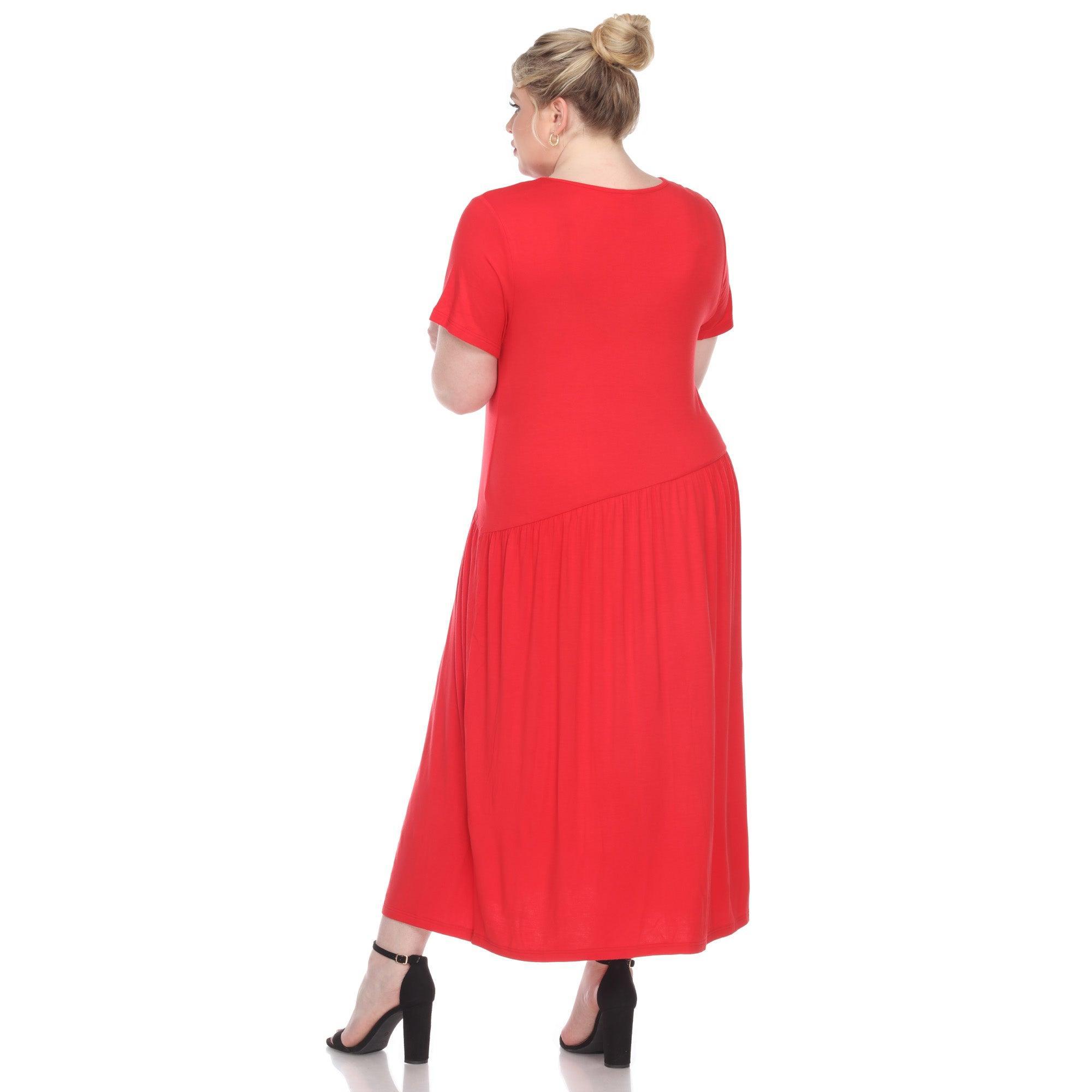 Short Sleeves Maxi Dress - Plus Product Image