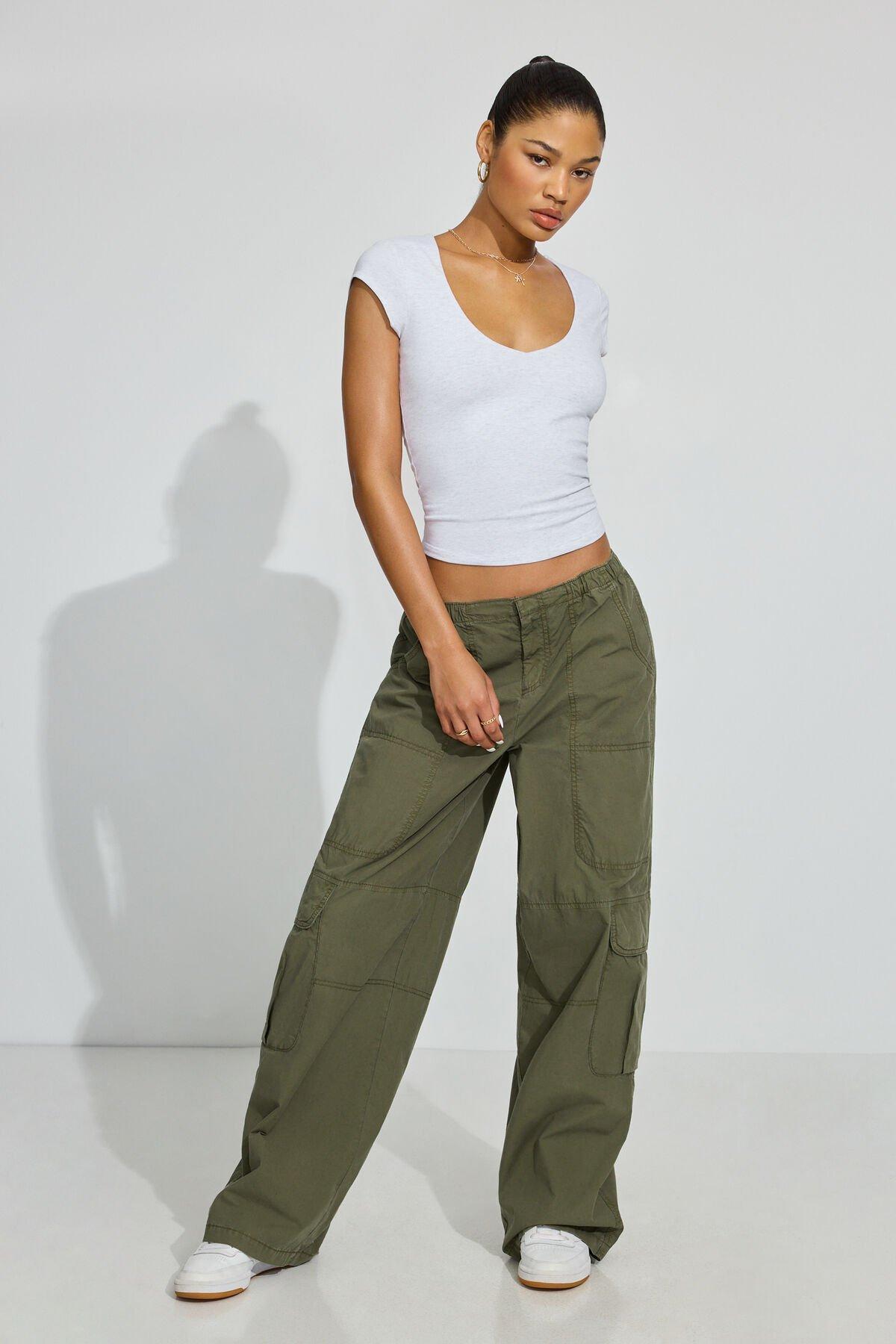 Poplin Extreme Baggy Cargo Pants Product Image