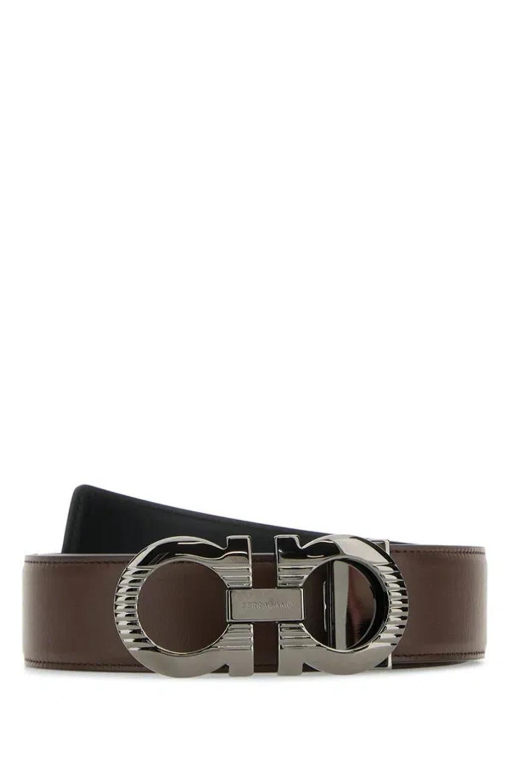 FERRAGAMO Salvatore  Belt In Brown Product Image