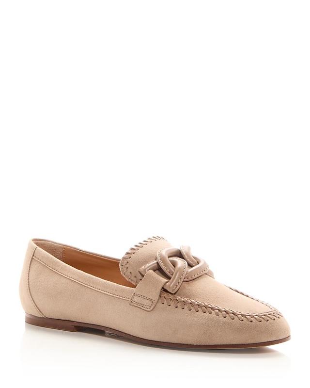 Tods Womens Moc Toe Loafers Product Image