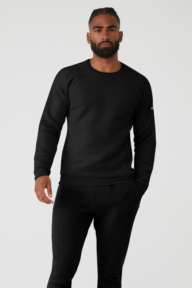 Triumph Crew Neck Sweatshirt - Black Male Product Image