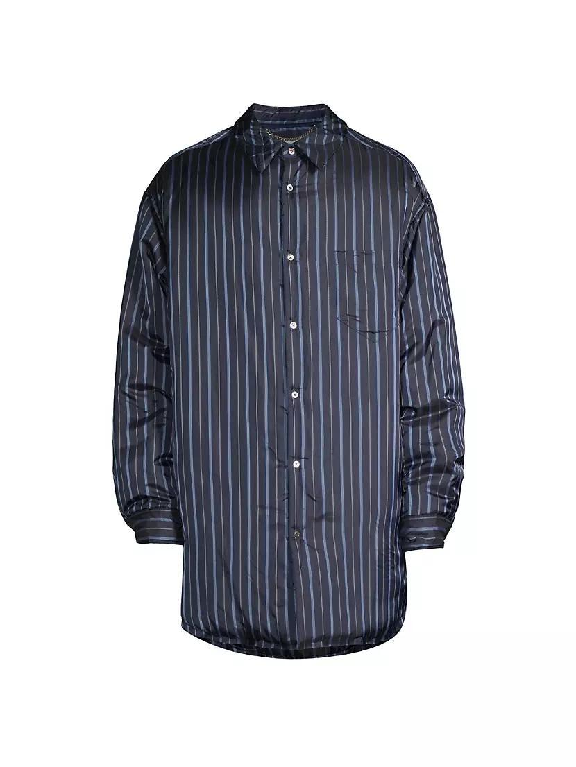 Striped Padded Shirt Product Image