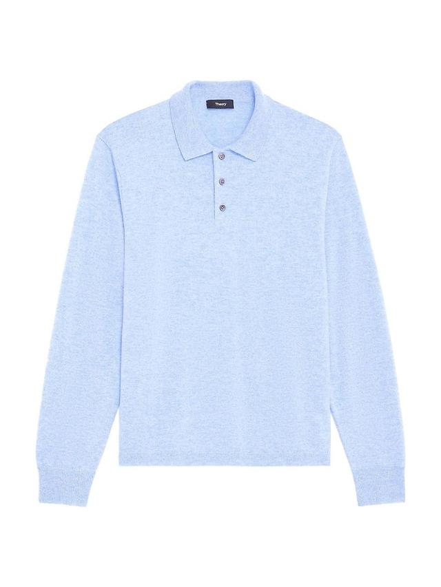 Mens Hilles Cashmere Polo Sweater Product Image