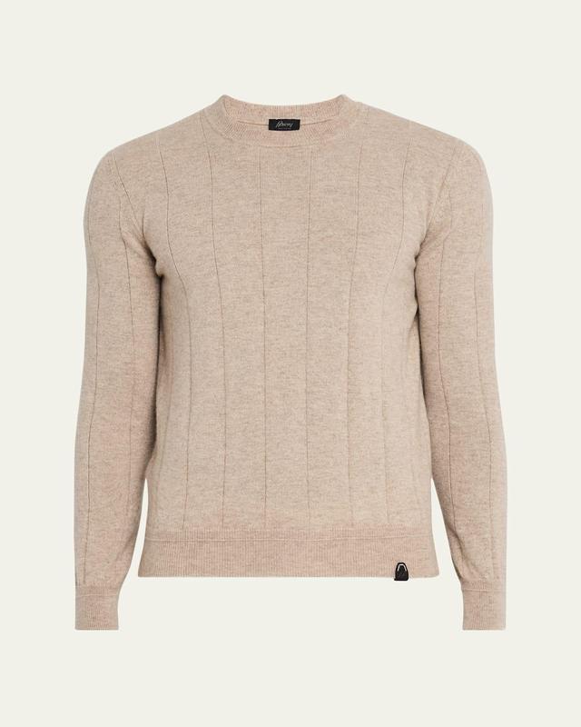 Mens Cashmere Rib Crewneck Sweater Product Image