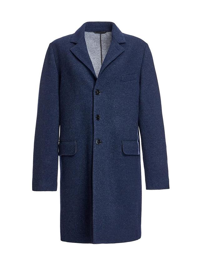 Mens Wool & Cashmere Tailored Coat Product Image