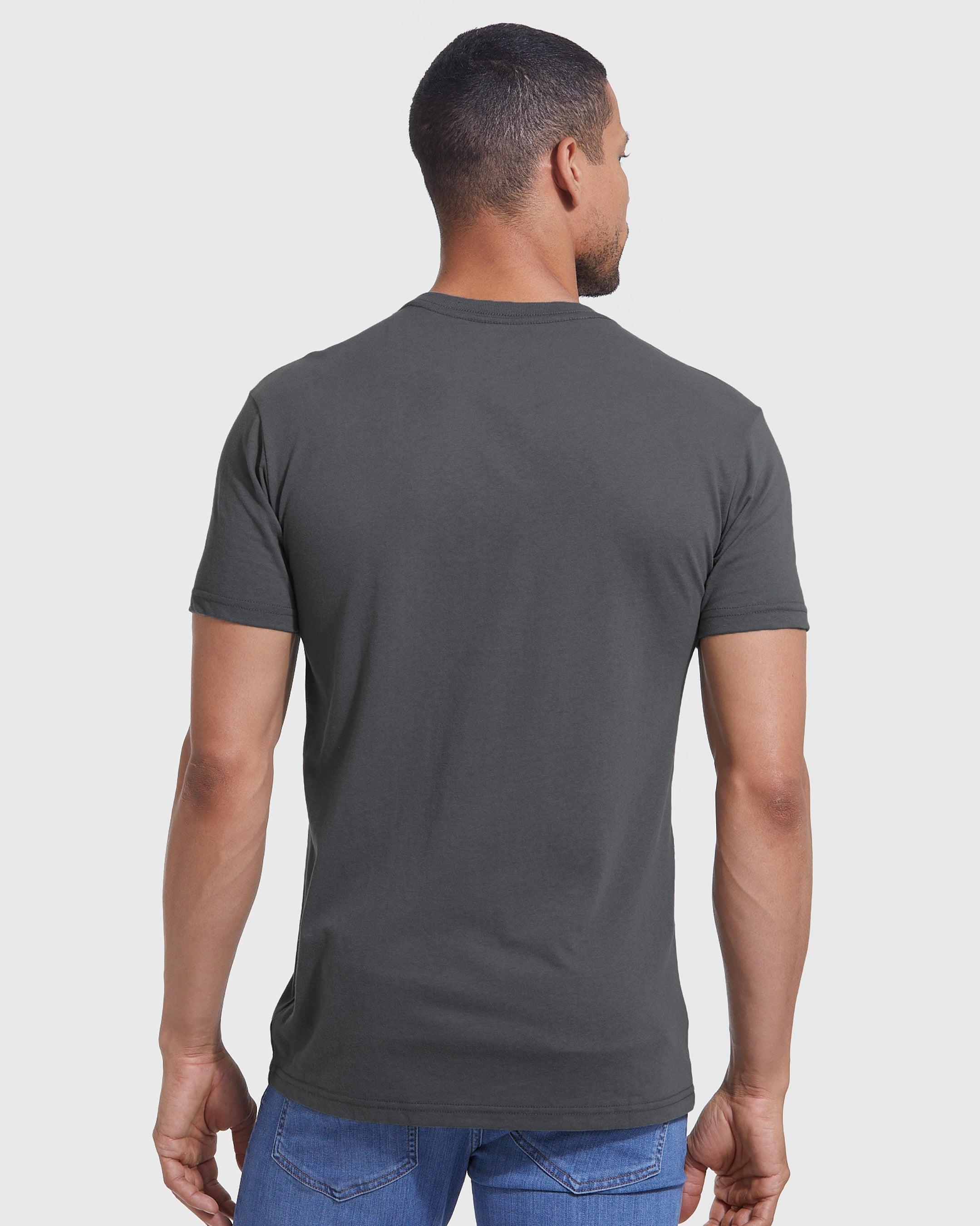 True Classic Men's Gray Tones Classic Short Sleeve Crew Neck T-Shirt 3-Pack Male Product Image