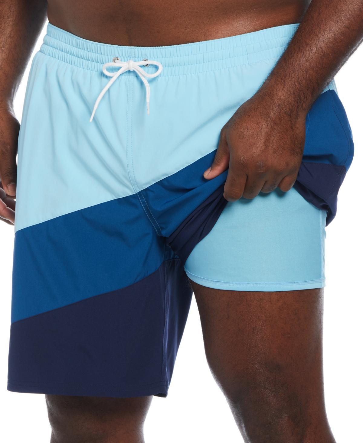 Nike Mens Big & Tall Color Surge Colorblocked 9 Swim Trunks Product Image