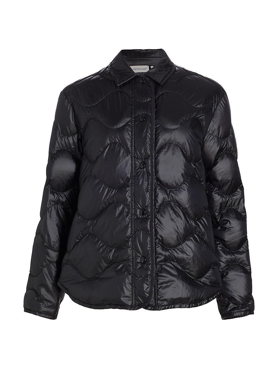 Moncler Quilted Down Shirt Jacket Product Image