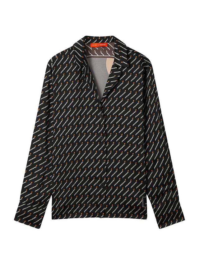 Womens Reiss x McLaren Formula 1 Vale Button-Up Shirt Product Image