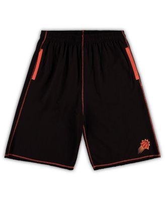 Mens Black Phoenix Suns Big and Tall Contrast Stitch Knit Shorts - Black Product Image