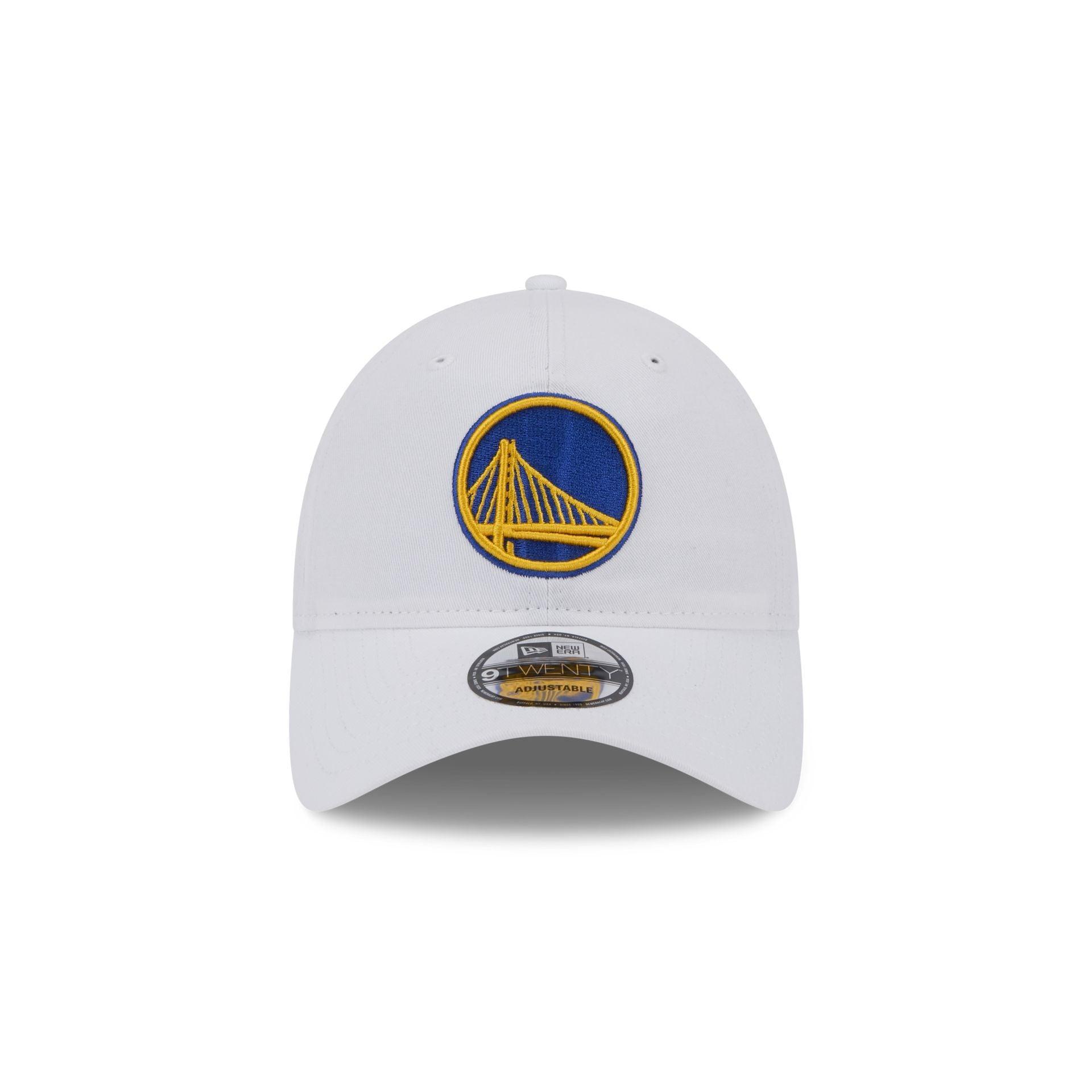 Golden State Warriors White 9TWENTY Adjustable Hat Male Product Image